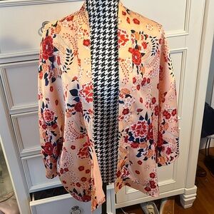 EEUC Short Silky Kimono Style Jacket